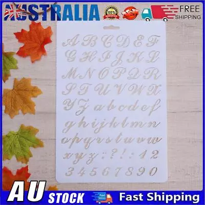 Lettering Stencil Letter Alphabet Stencils Painting Paper Craft Number Word • $6.66