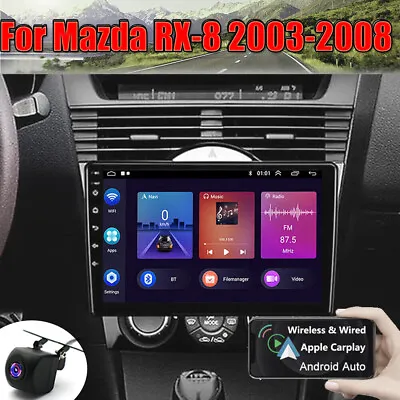 For 2003-2008 Mazda RX-8 Apple Carplay Android 13 Car Stereo Radio GPS NAVI FM • $134.10