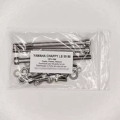 YAMAHA CHAPPY 1973-1996 Frame Stainless Allen Screw Kit #2 LB 50 80 LB50 LB80 • $32.74