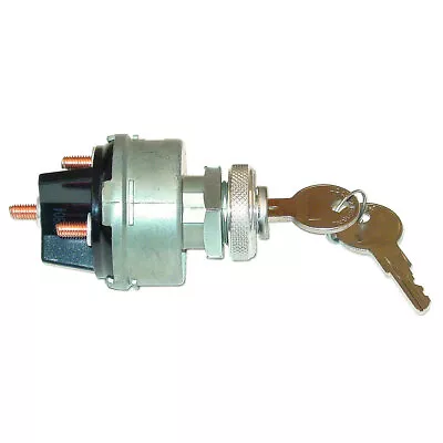 Ignition Key Switch W/ (2) Keys & Mounting Nut -Fits  John Deere  Tractor • $47.32