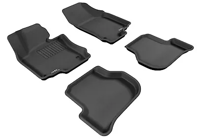 MAXpider L1VW00801509 Kagu Floor Mat Front Rear Black For VW Jetta • $158.99