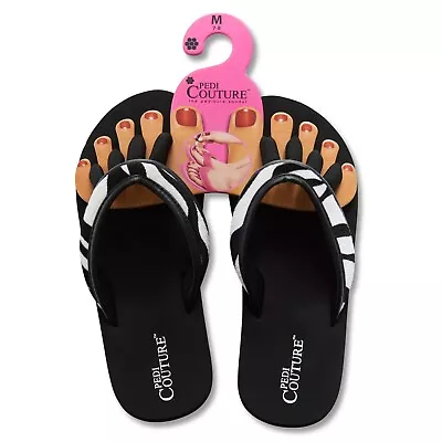 Pedi Couture Toe Separator Sandals For Women- Pedicure/Yoga Sandal- Arch Support • $21.95