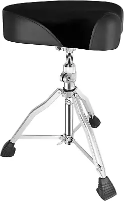 Drum Throne Drum Seat Height AdjustableRotatable Padded Drum Stools Motorcycle  • $91.99