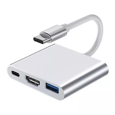 3in1 USB-C Hub Adapter Type-C Hub HDMI For MacBook Pro/Air IPad Pro Laptop • $13.50