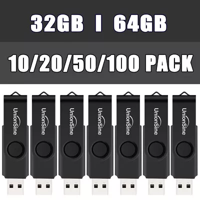 10/20/50/100 X USB2.0 Flash Drive Memory Stick 64GB 32GB 16GB USB Stick Pendrive • £5.59