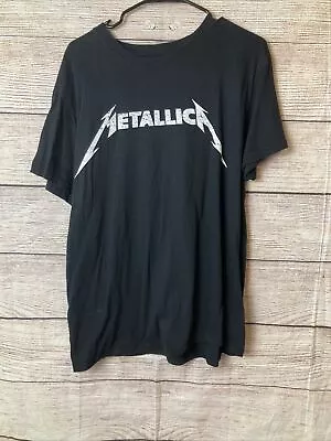 Metallica T-Shirt Mens XL Black Large Graphic Shirt Band Shirt • $9