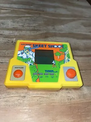 Tiger SKEET SHOOT VTG Electronic Handheld Tabletop Arcade Video Game No Sound • $9.89