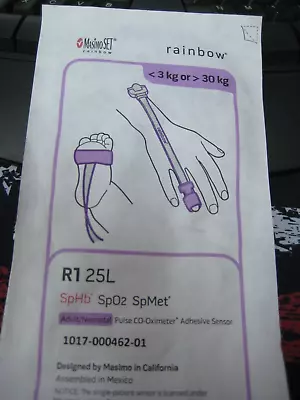 Lot Of 50 Masimo Rainbow Adult/Neonatal Spo2 Sensors Oximeter New Expired 12/21 • $150