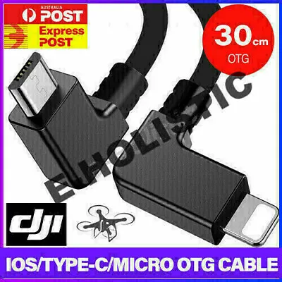 $9.95 • Buy DJI Spark Mavic Pro Remote Controller Elbow USB Cable For Type-C/Android/iPhone