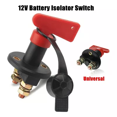 UK Universal 12V Battery Isolator Switch Cut Off Switch For Car Boat Van Truck • £4.99