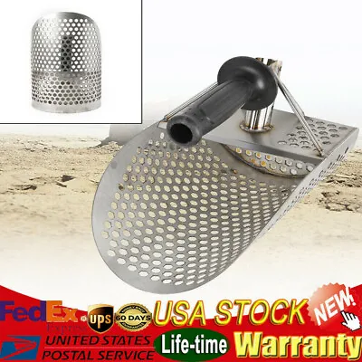 Metal Detector Scoop Beach Sand Shovel Hunting Tool Stainless Steel 29x20x20CM • $46.90