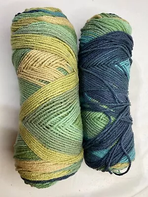 Southern Belle Mill End Yarn 13 Oz Sutherland Stripe 4 Ply Acrylic • $5.20