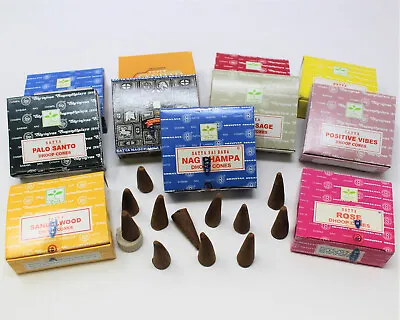 Satya Incense Cones: BUY 2 GET 3 FREE! (MUST Add 5 To Cart) Pick Your Scents! • $5.50