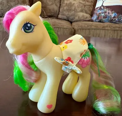 My Little Pony 2005 G3 ~ Fancy Flora ~ Loose From Garden Set With Skirt • $48