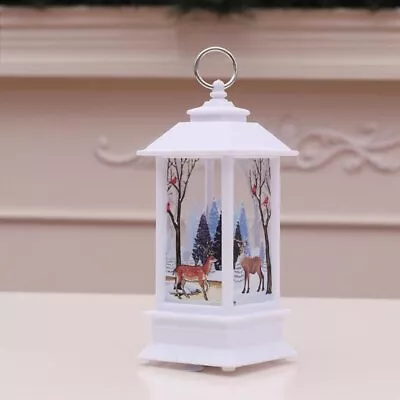 Christmas Mini LED Light Up Lantern Xmas Santa Claus Table Lamp Ornament Decor C • $9.86