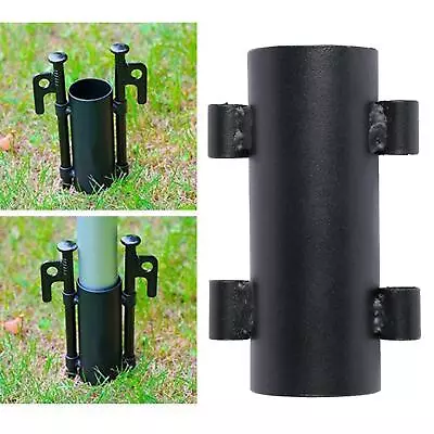 Canopy Bar Bracket Canopy Post Bracket Fixed Tube Steel Pipe Outdoor Camping • $21.64