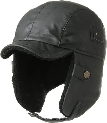 Fancet Unisex Winter Aviator Pilot Cap Earflap Hunting Trapper Hat Ski Snow Hats • £18.99