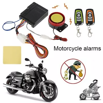 12V Motorcycle Scooter Start Anti-Theft Security Alarm System 2 Remote Control • $21.99