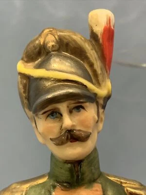 £6 • Buy Soldat D' Infanterie ~ French Soldier - Porcelain Figurine 21cm Tall ~ Vintage
