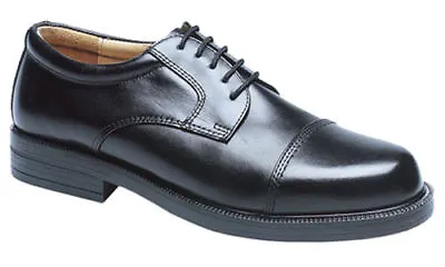 Mens Wide Fitting Shoes EE Black Leather Oxford Smart Suit 6 - 14 • £36.98