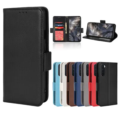 Litchi Book Wallet Flip Case Cover For OnePlus 11R Nord N30 Nord 3 CE2 CE3 Lite • $14.95