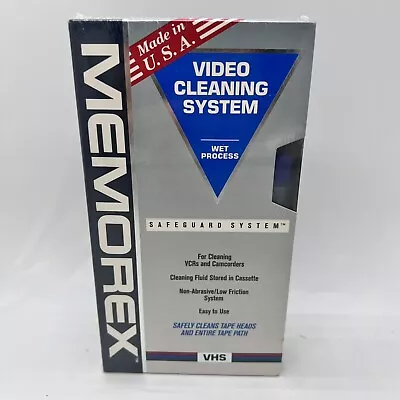 Memorex VHS VCR Video Head Cleaner Non-Abrasive Wet Head Cleaning System • $10.99
