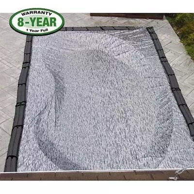 Rectangle Micro Mesh Inground Winter Pool Cover 8-Year Warranty In The Swim • $157.99