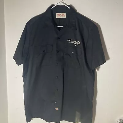 STAIND Band XL Embordered Dickies Work Shirt Vintage Dead Stock Aaron Lewis • $45