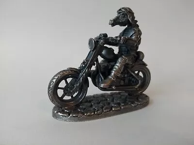 The Biker Pewter Figurine By Mark Locker • £4.99