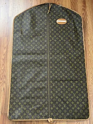 Louis Vuitton 39  Long Garment Bag Double Sided Monogram Canvas Travel Luggage • $825