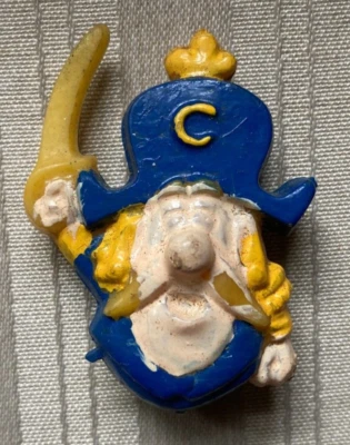 Vintage 1969 Quaker Captain Cap'n Crunch WIGGLE FIGURE HEAD Cereal Premium Toy • $10.95