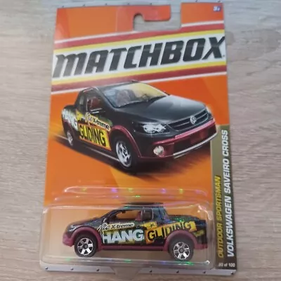 Matchbox 1/64 Diecast #80 Black Outdoor Sportsman Volkswagen Saveiro Cross  • $7