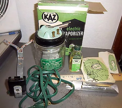 Vintage KAZ 55B Electric Vaporizer W Original Box All Parts Inside W Instruct • $34.99