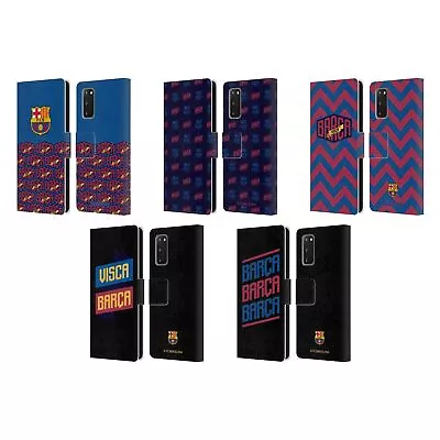Official Fc Barcelona Forca Barca Leather Book Wallet Case For Samsung Phones 1 • $23.95