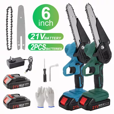 6  Chainsaw Cordless Electric Chainsaws Wood Cutter Portable For Makita Battery • $47.95