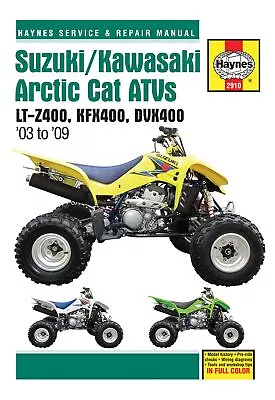 Haynes Repair/Service Manual '03-09 Suzuki/Kawasaki/Artic Cat ATVs (M2910) • $55.84