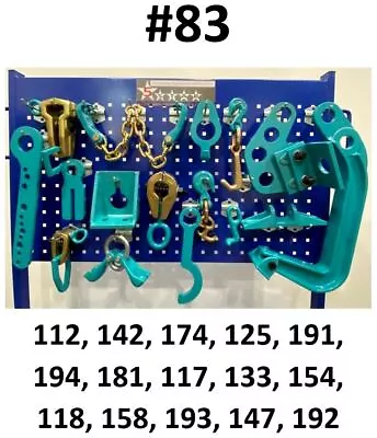 Set#83 - 15 Piece Heavy Duty Auto Body Frame Machine Clamps Set & Pulling Tools  • $349.99