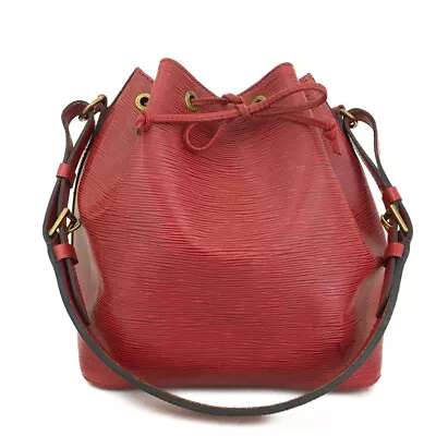 Louis Vuitton Epi Petit Noe Leather Drawstring Shoulder Bag/3Y0227 • £0.80