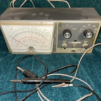 Vintage Heathkit Model IM-13 VTVM Vacuum Tube Volt Meter With Probes Tested • $74.99