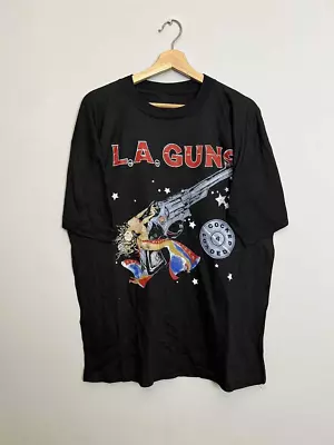 L.A. Guns Cocked And Loaded Rock Short-Sleeve Unisex T-Shirt Cotton CS310 • $19.94