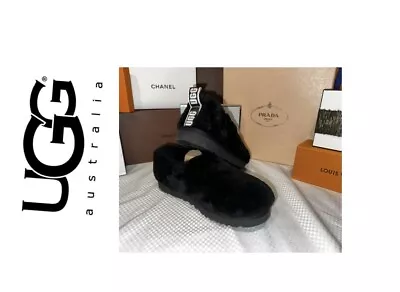 UGG Black Classic Cozy Booties Slippers.  Women’s 10 • $199