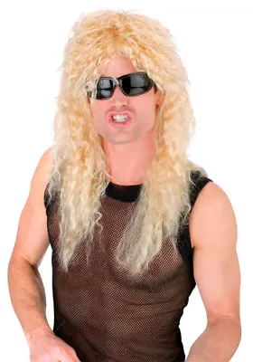 Blond Rock Star Wig For Mens Halloween Costume • $8.75