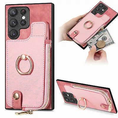 For Oppo Reno 8 10 Pro A17 A57 A78 A58 Back Card Wallet Ring Holder Leather Case • $23.98