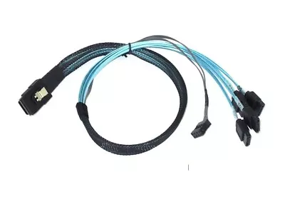 Mini SAS SFF-8087 36 Pin To 4 X 7 Pin SATA With Side Band Signal  - 1 Meter • $3.75