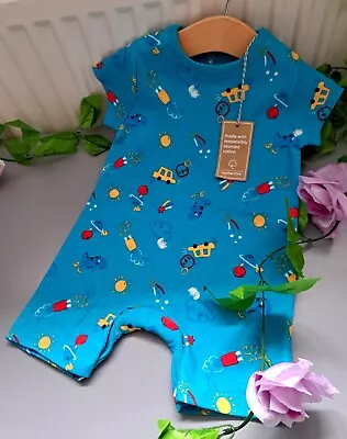 Baby Boy 3-6 Months BNWT Mothercare Supersoft Romper • $3.16