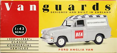 Vanguards Ford Anglia Van B.e.a. Follow Me Va4006 Mint Model/box Free Postage • £14.99