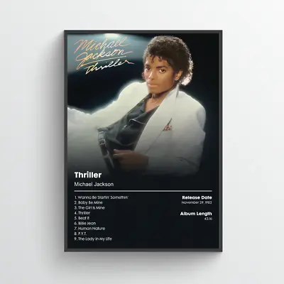 Michael Jackson Thriller Album Poster • £24.99