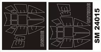 DH 98 MOSQUITO CANOPY PAINTING MASK To AIRFIX 1/24 MONTEX SM24015 • $7.28