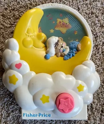 '85 Teddy Beddy Bear Musical Hanging Crib Mobile Baby Toy WORKS Fisher Price • $19.99