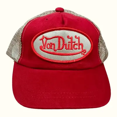 Von Dutch Kustom Made Originals Youth Snap Back Trucker Hat NWOT • $25